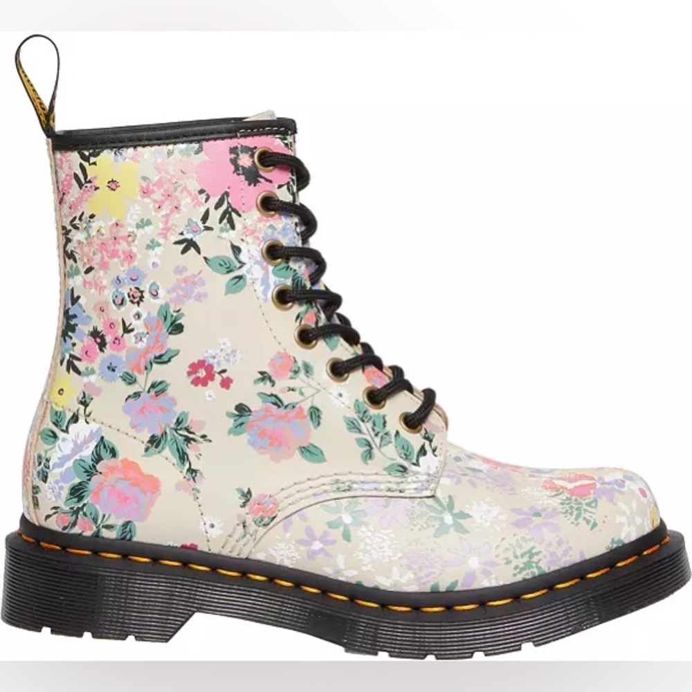 Floral Lace-Up Women's Boots